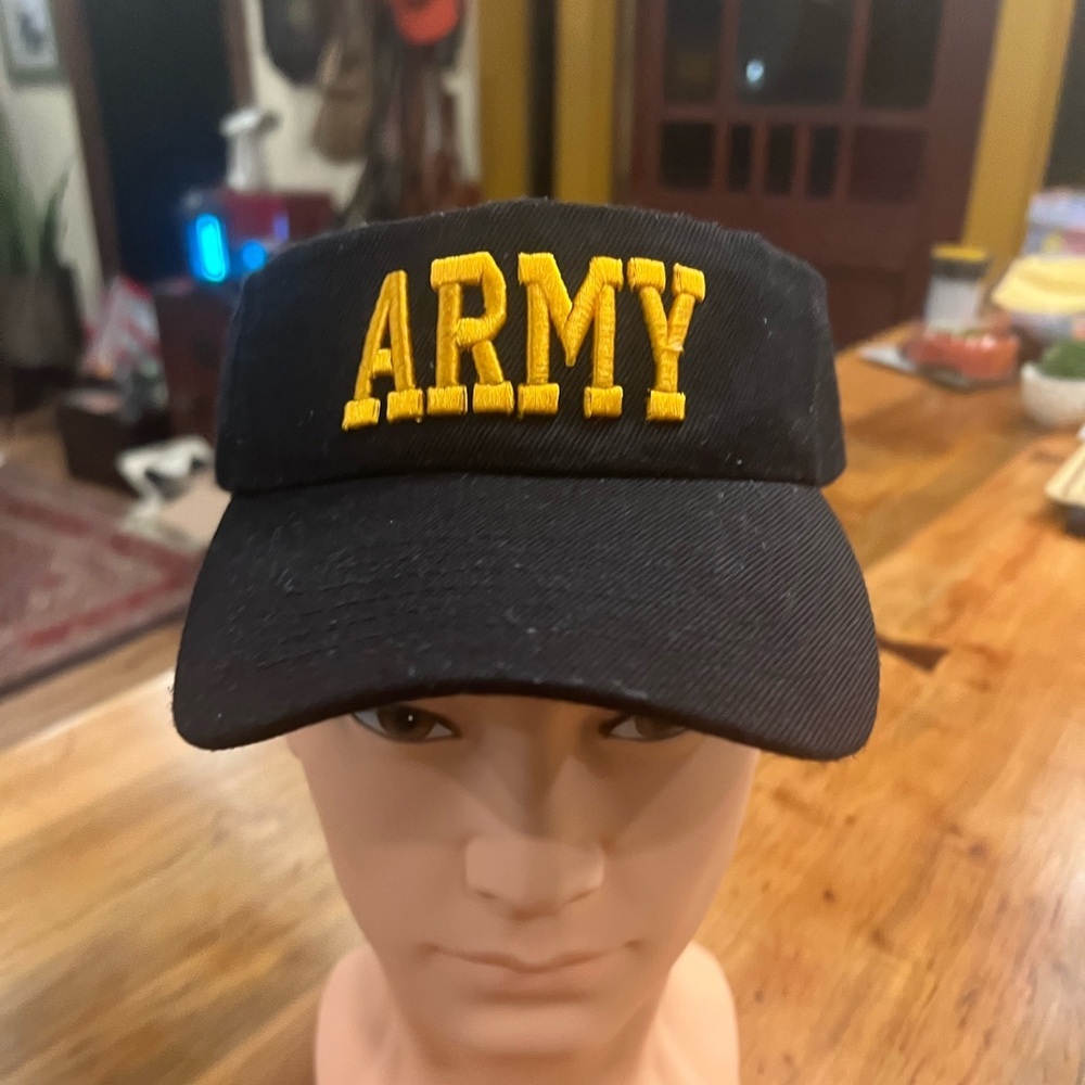 Black and Yellow ARMY visor